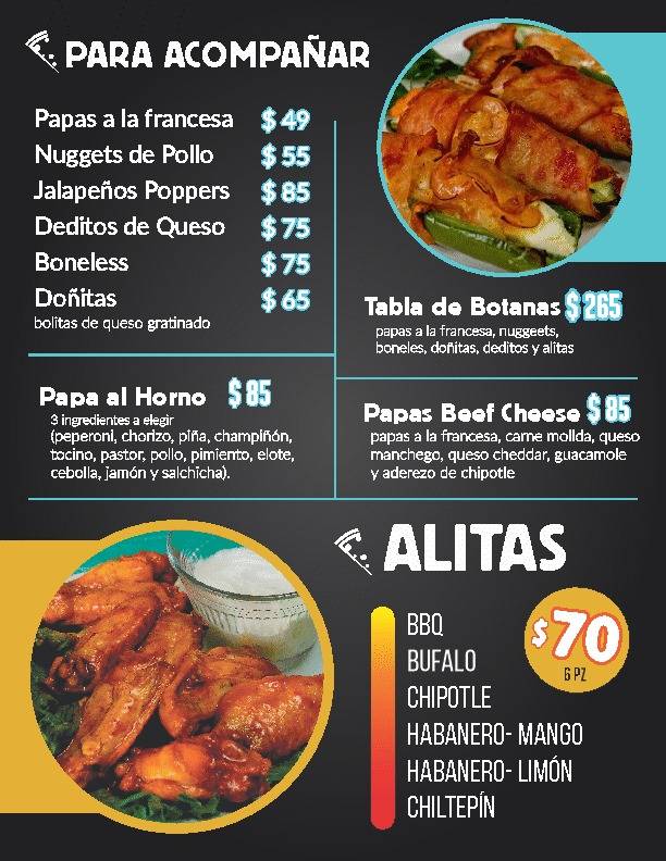 El Rincon Italiano меню