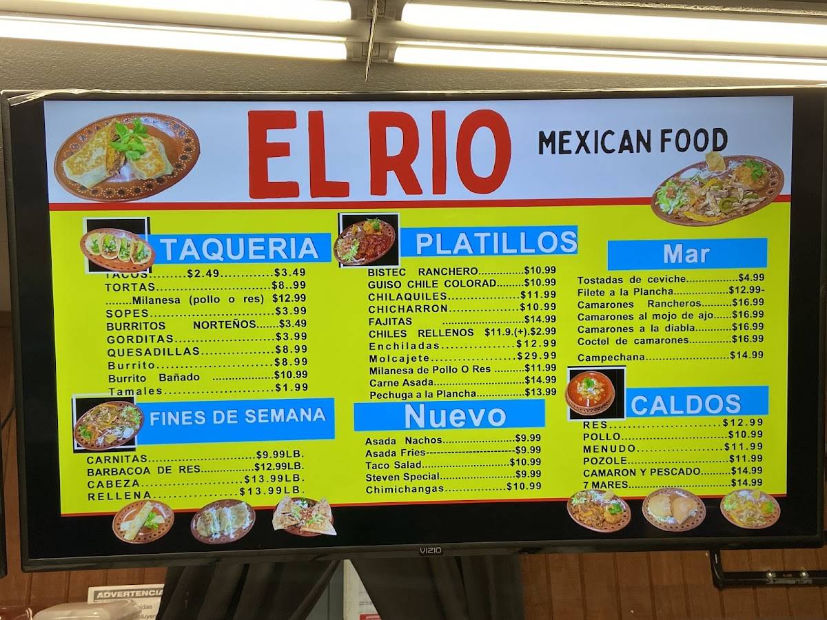 El Rio Food Market меню