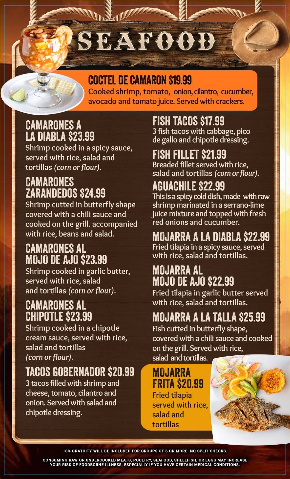 El Rodeo Bar & Grill меню