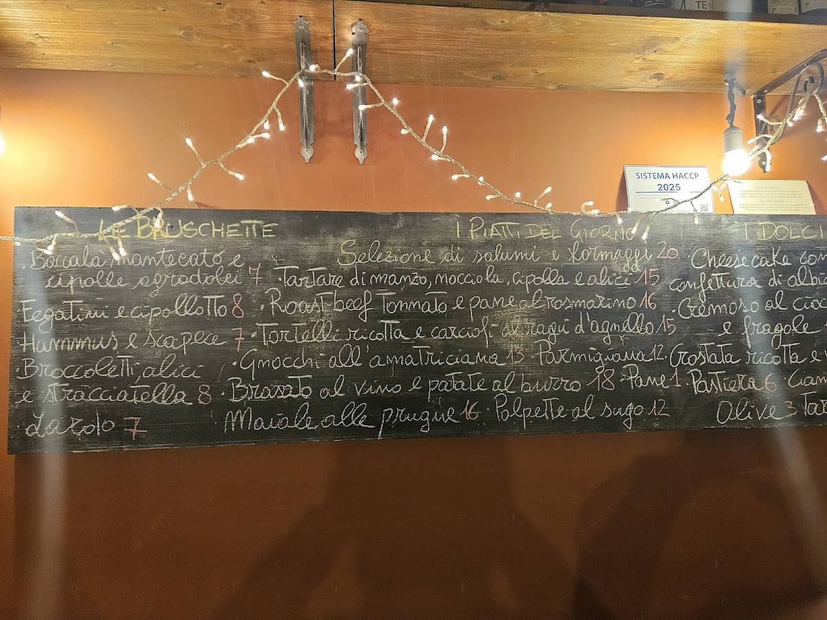 Enoteca Peccati меню
