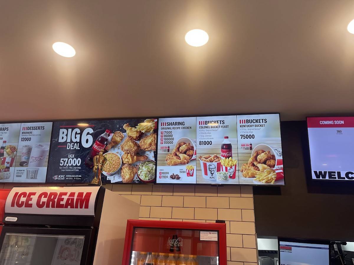 KFC Victoria меню
