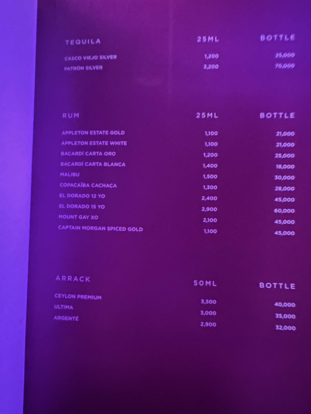 FLUX Bar меню