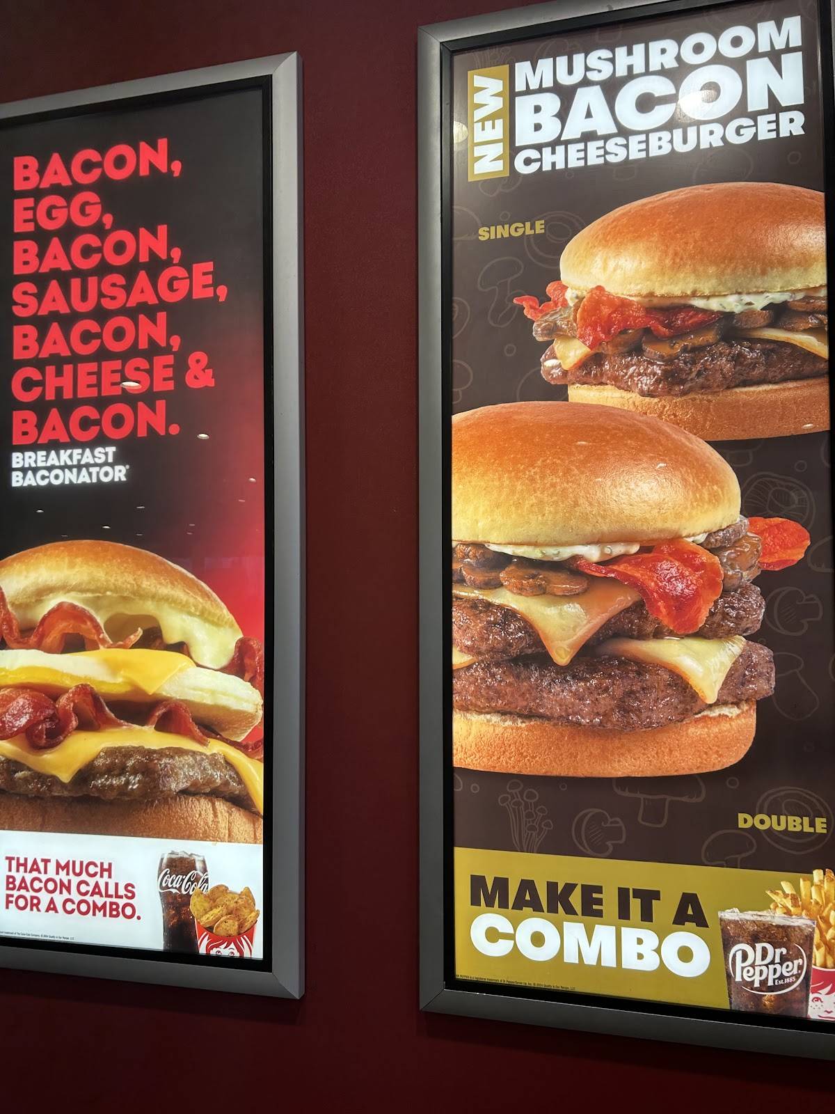 Arby's меню
