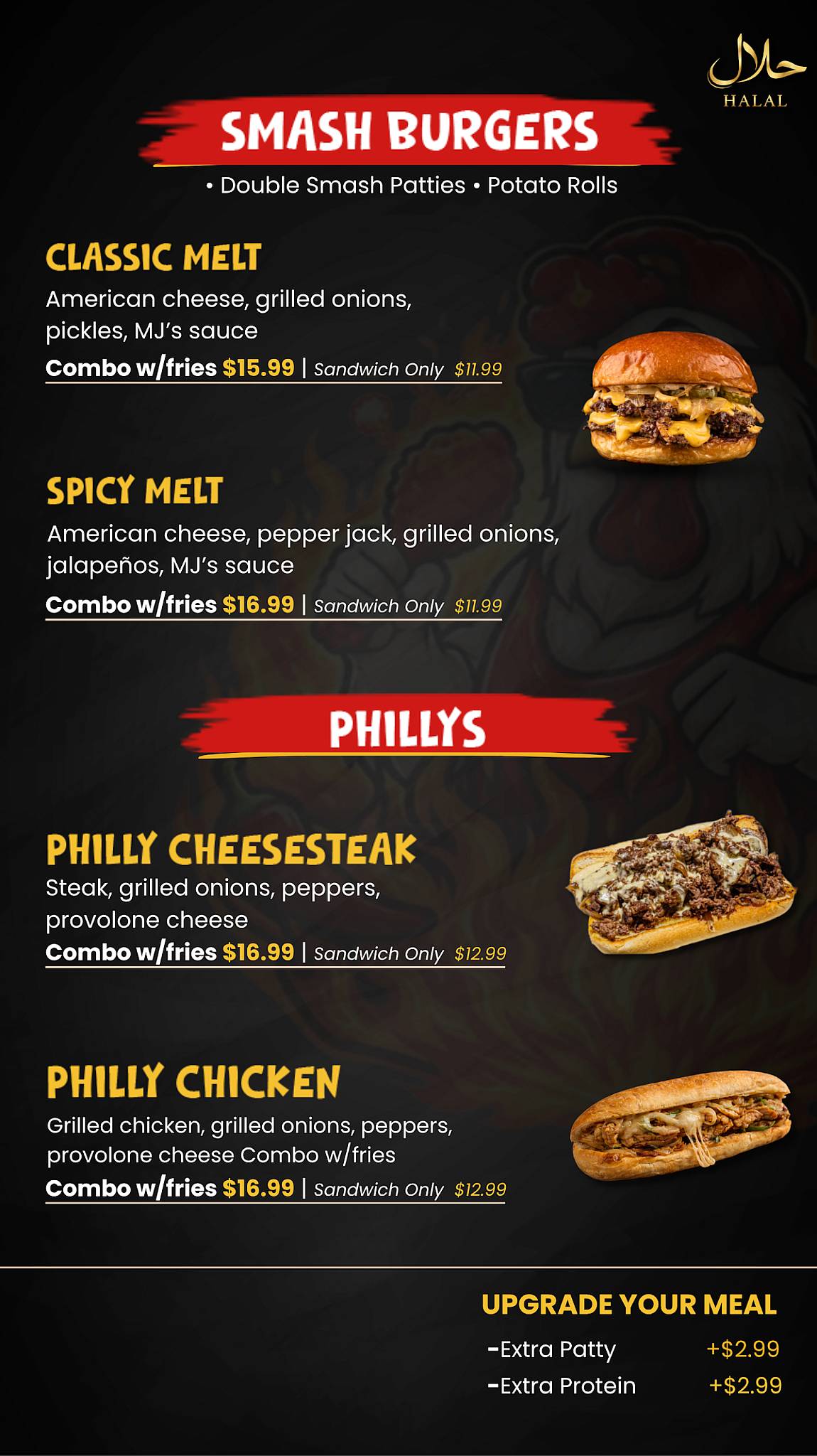 MJ’S Hot Chicken меню