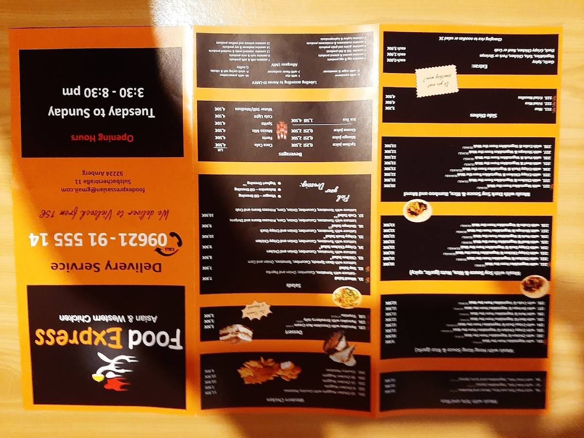 Asia Wok Amberg меню