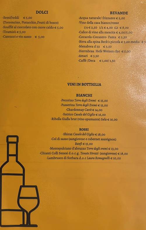Ristorante Pizzeria Friendly меню