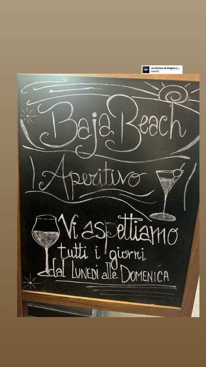 Gelateria Baja Beach меню