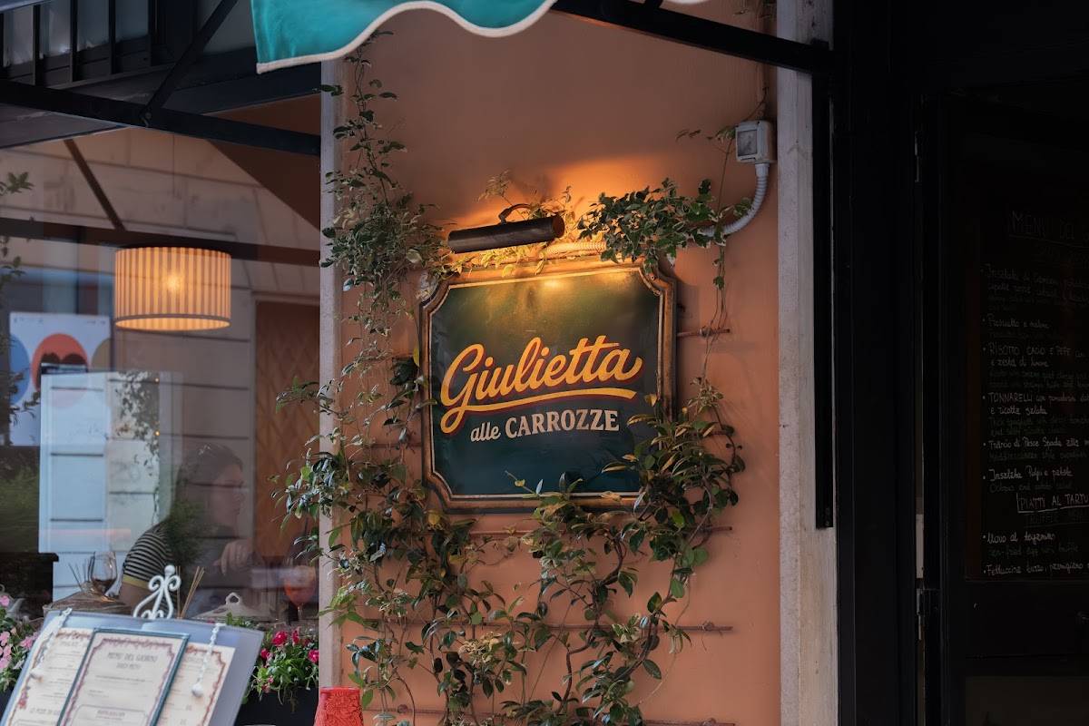 Giulietta alle Carrozze Ristorante меню
