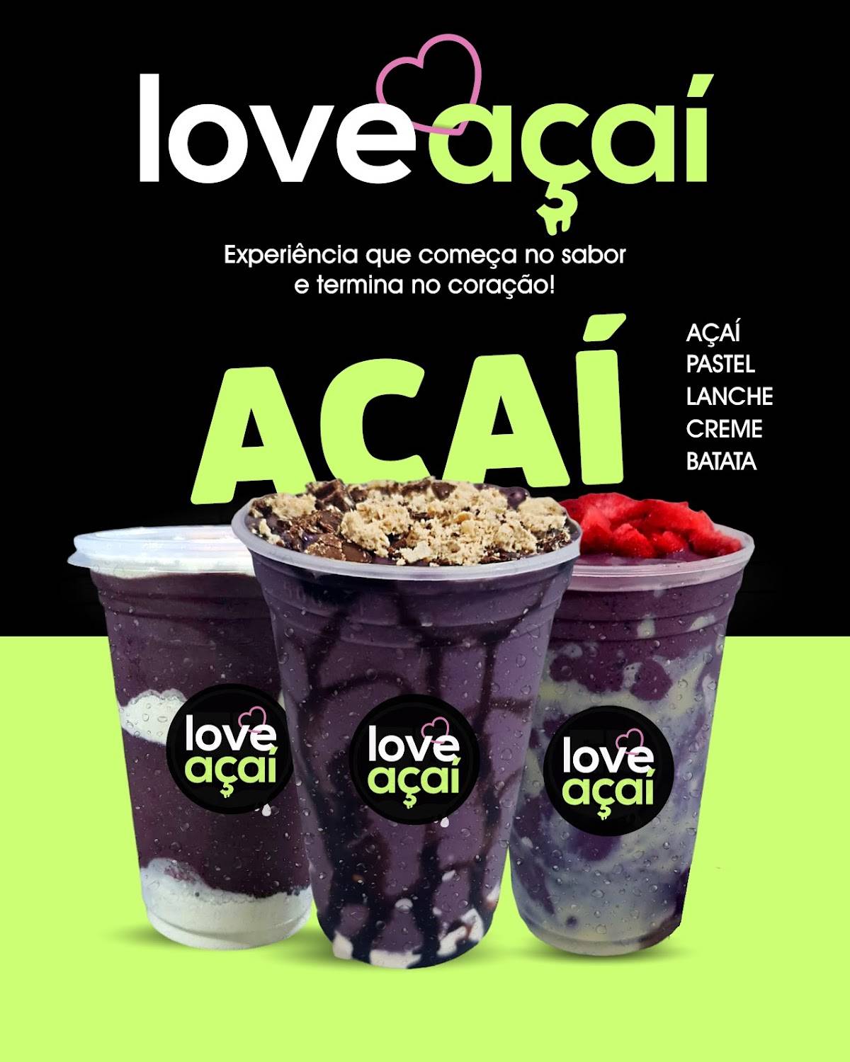 Love Açaí меню