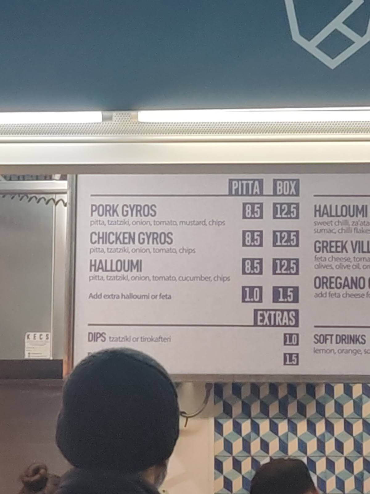Greko Trinity Market меню