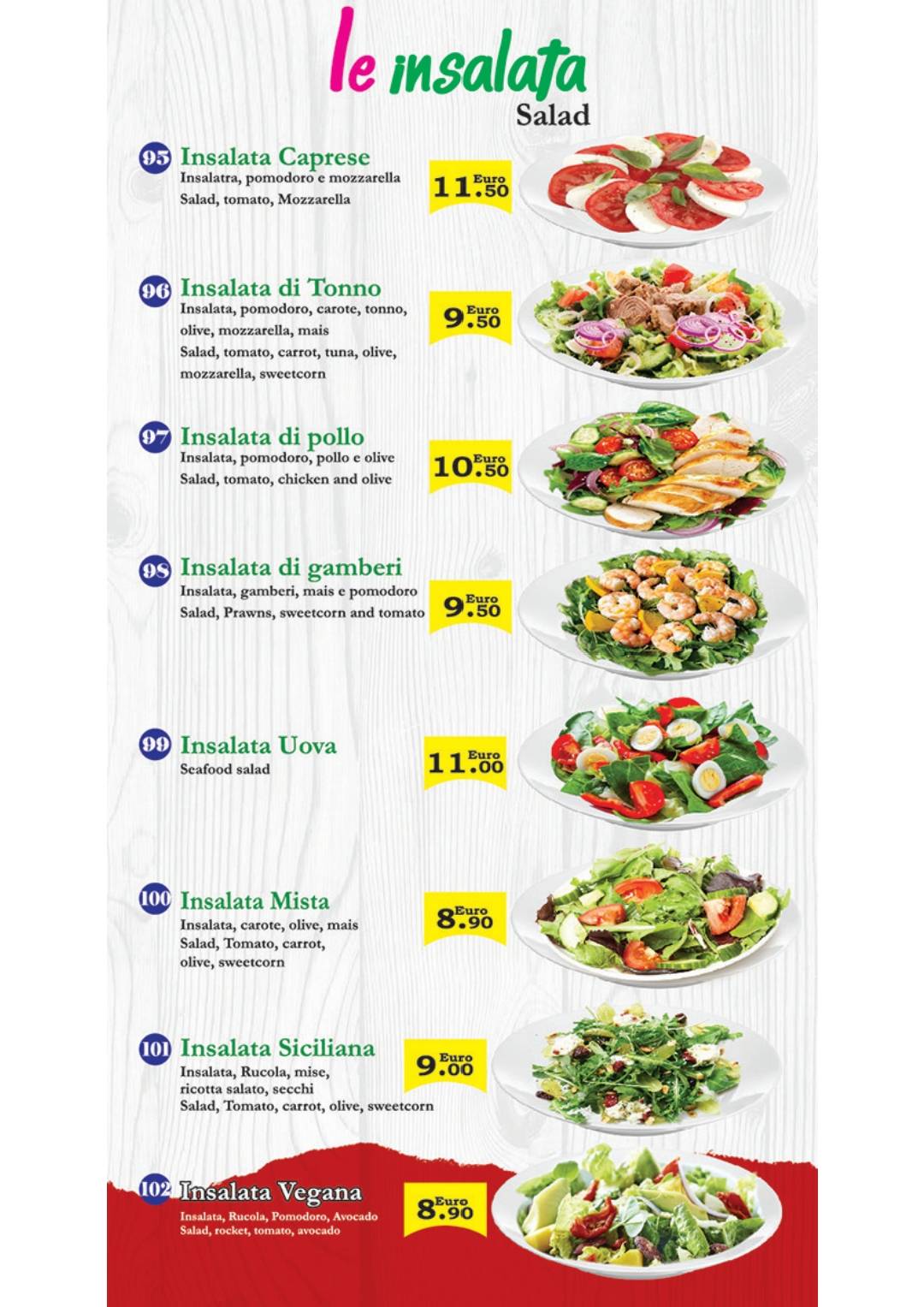Grilled House Rome меню