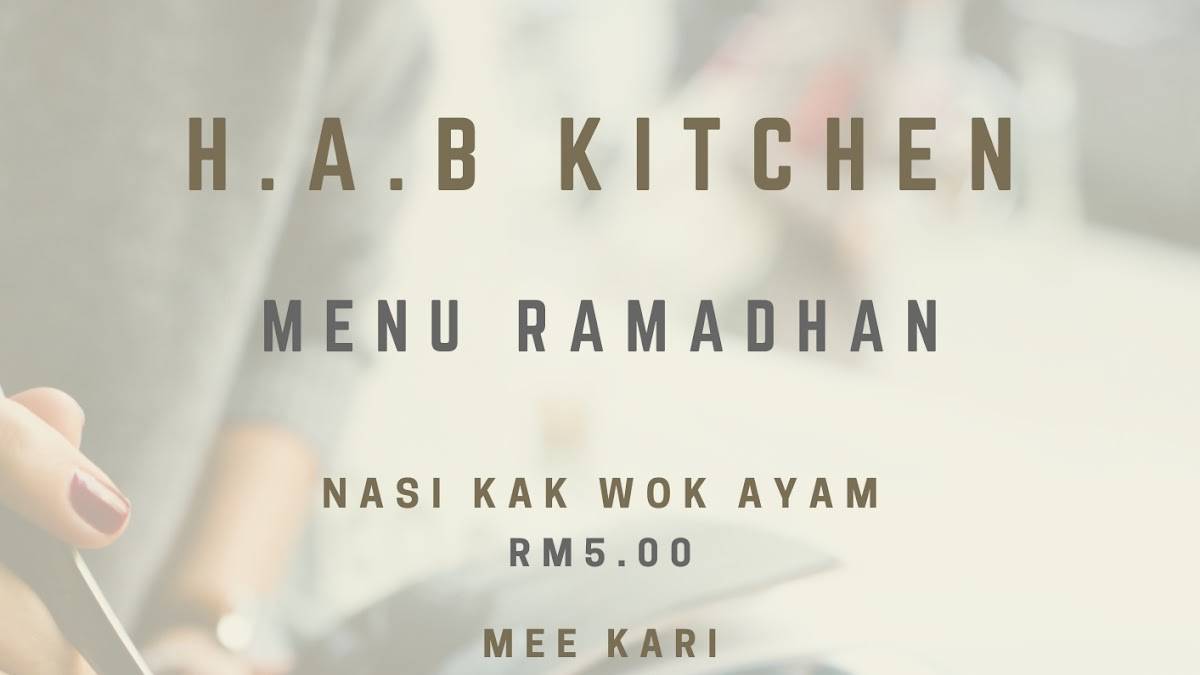 H.A.B Kitchen меню