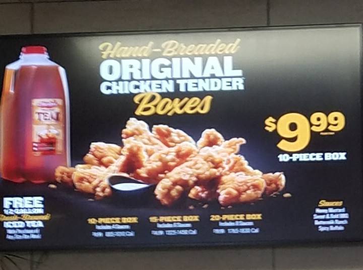 Hardee's меню