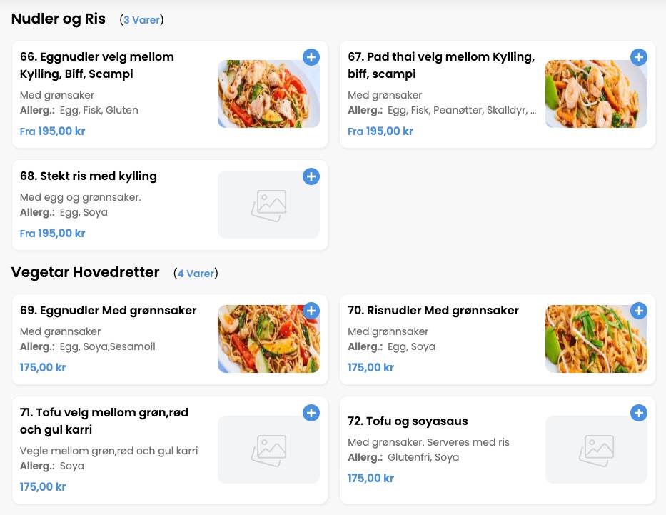 Helt Rått Sushi меню