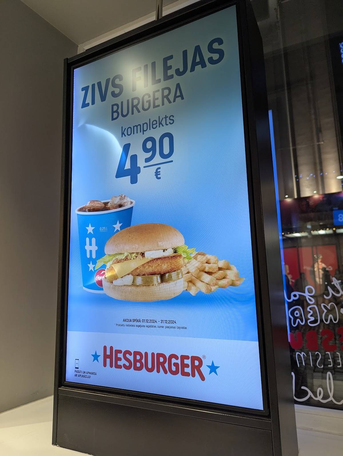 Hesburger меню