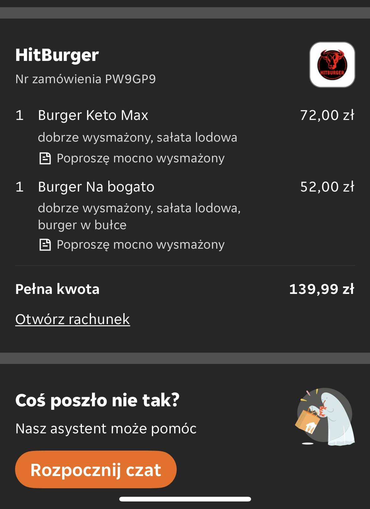 Hitburger Reda - Burgery na miejscu i na wynos меню