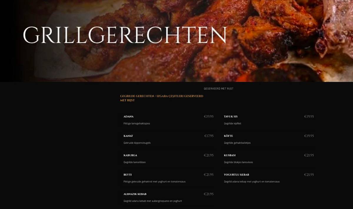 IQRAM Restaurant меню