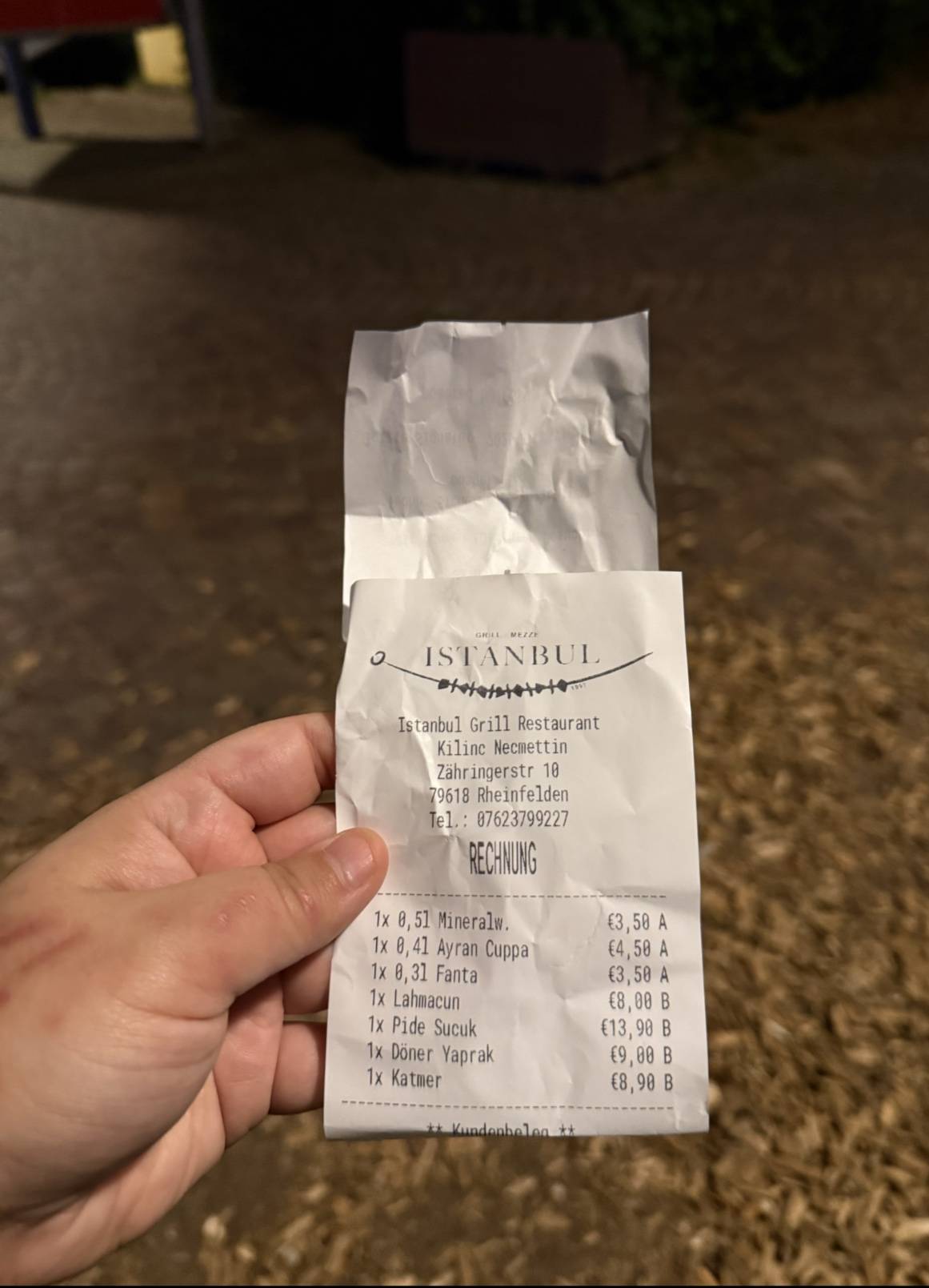 Istanbul Grill Restaurant меню