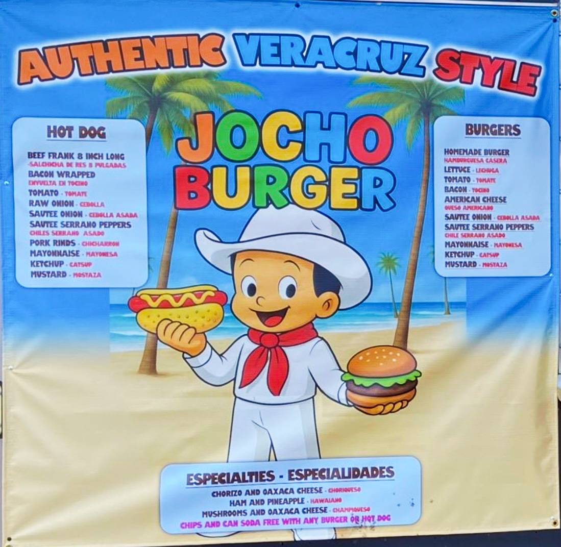 JOCHO BURGER меню