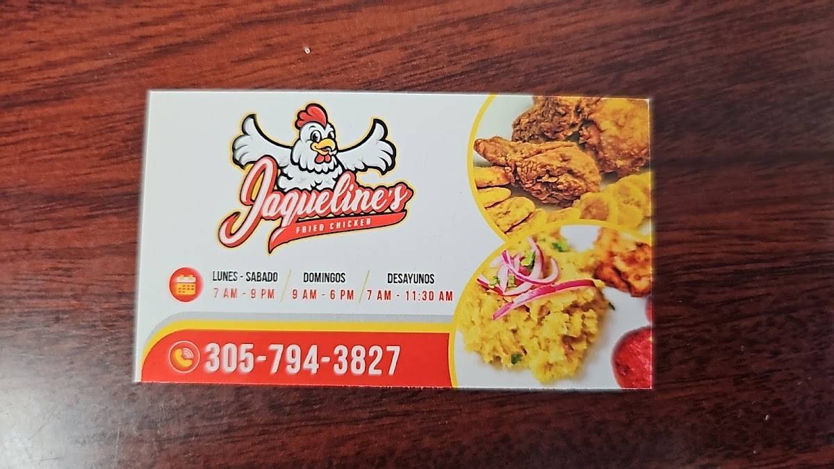 Jacqueline's Fried Chicken меню