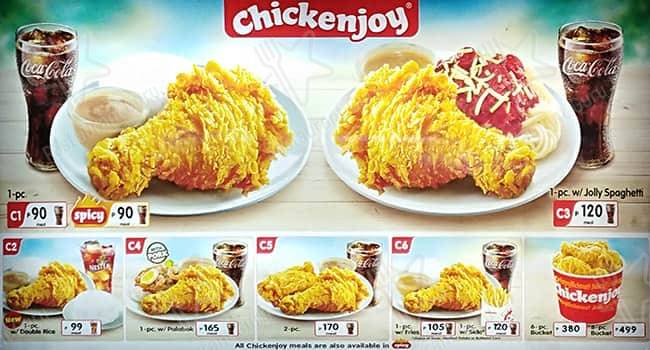 Jollibee Vista Mall Nuvali меню