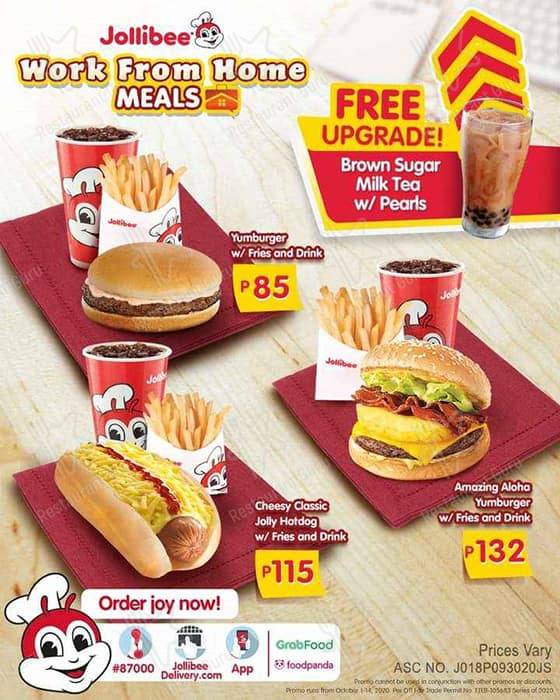 Jollibee Vista Mall Nuvali меню