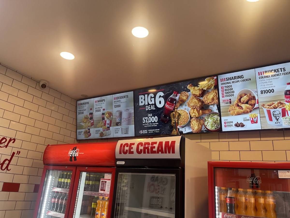 KFC Victoria меню