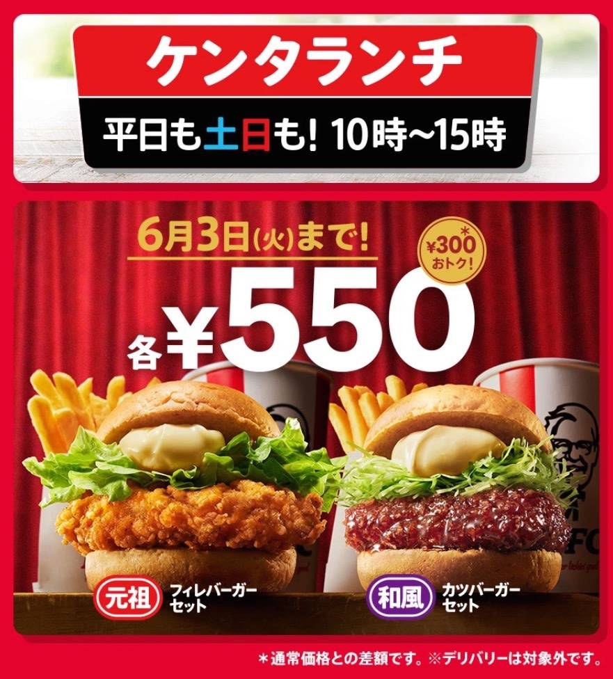 KFC меню