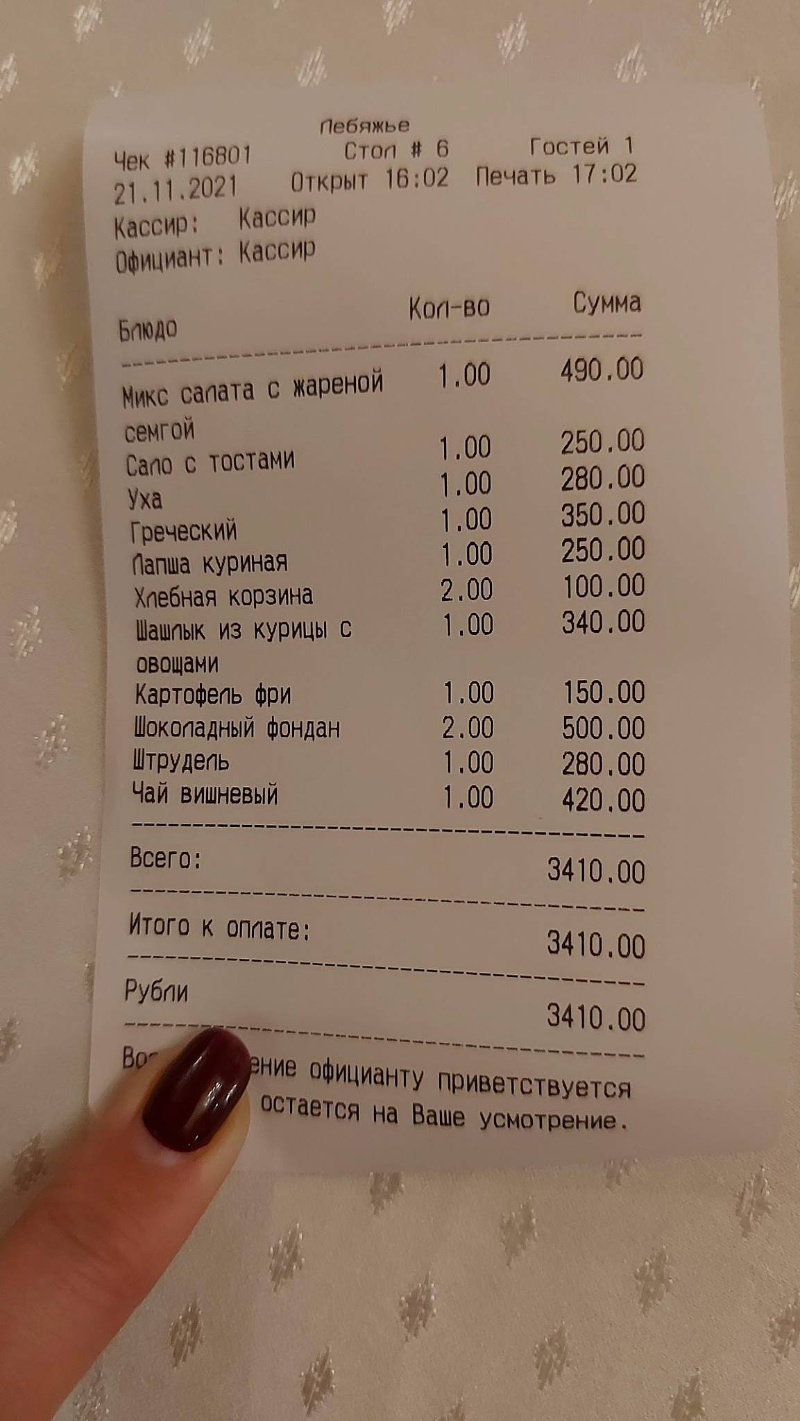Дом меню