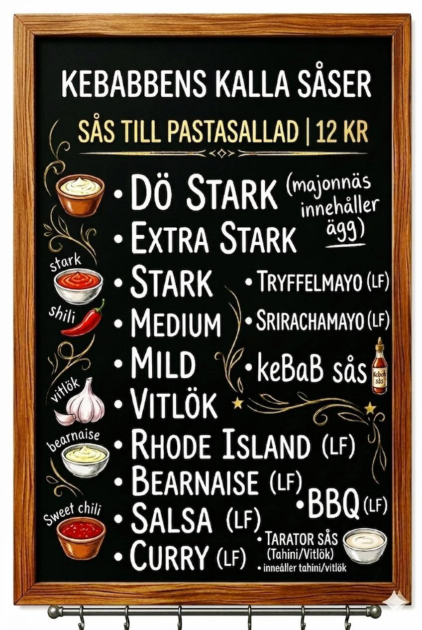 Kebabben På Larmgatan Ab меню