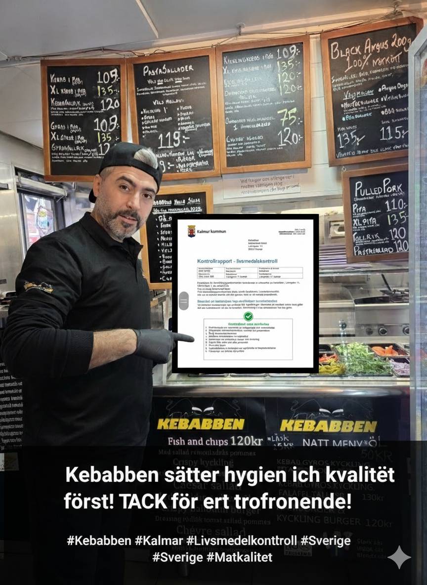 Kebabben På Larmgatan Ab меню