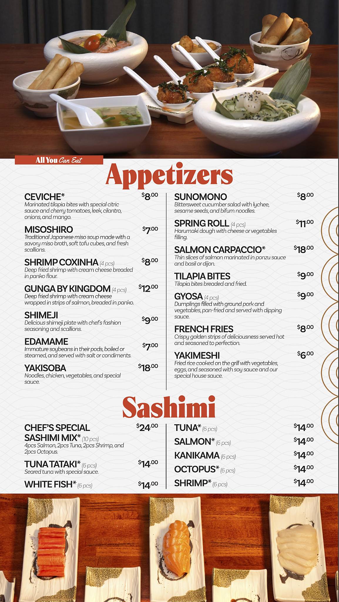 Kingdom Sushi меню