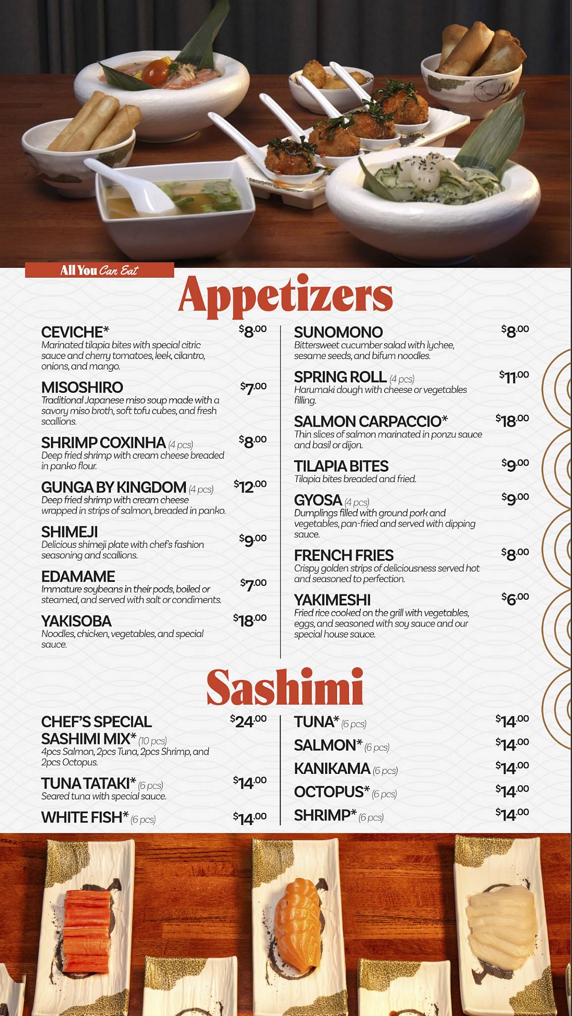 Kingdom Sushi меню