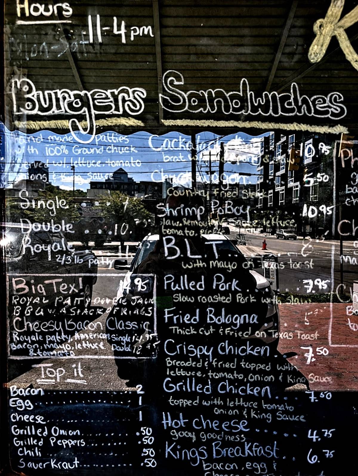 King's Sandwich Shop меню