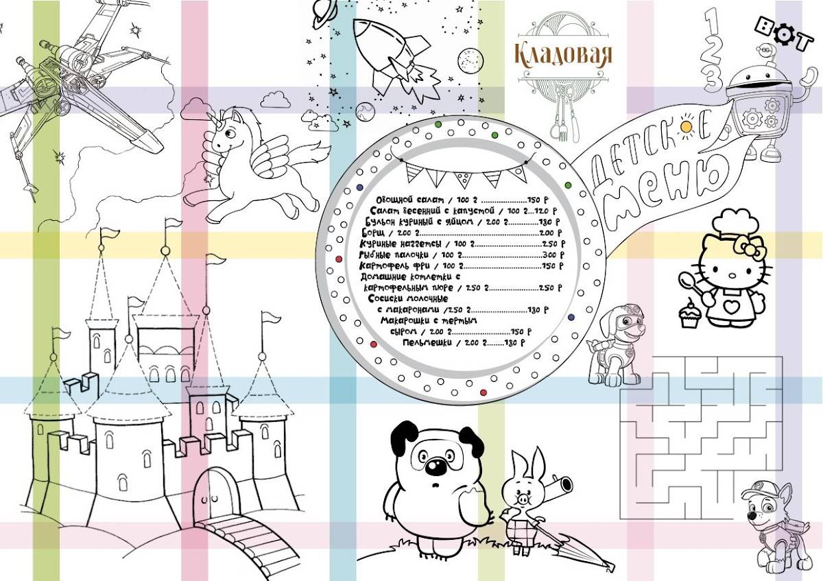 Кладовая меню