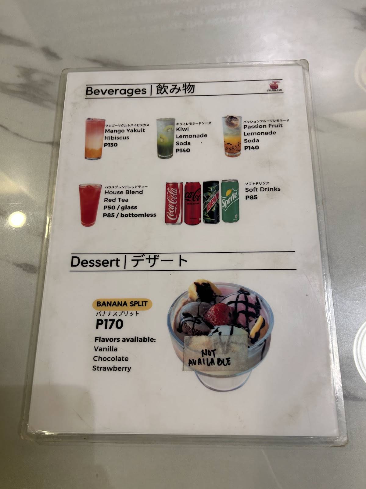 Korean Foodie Sta. Rosa меню
