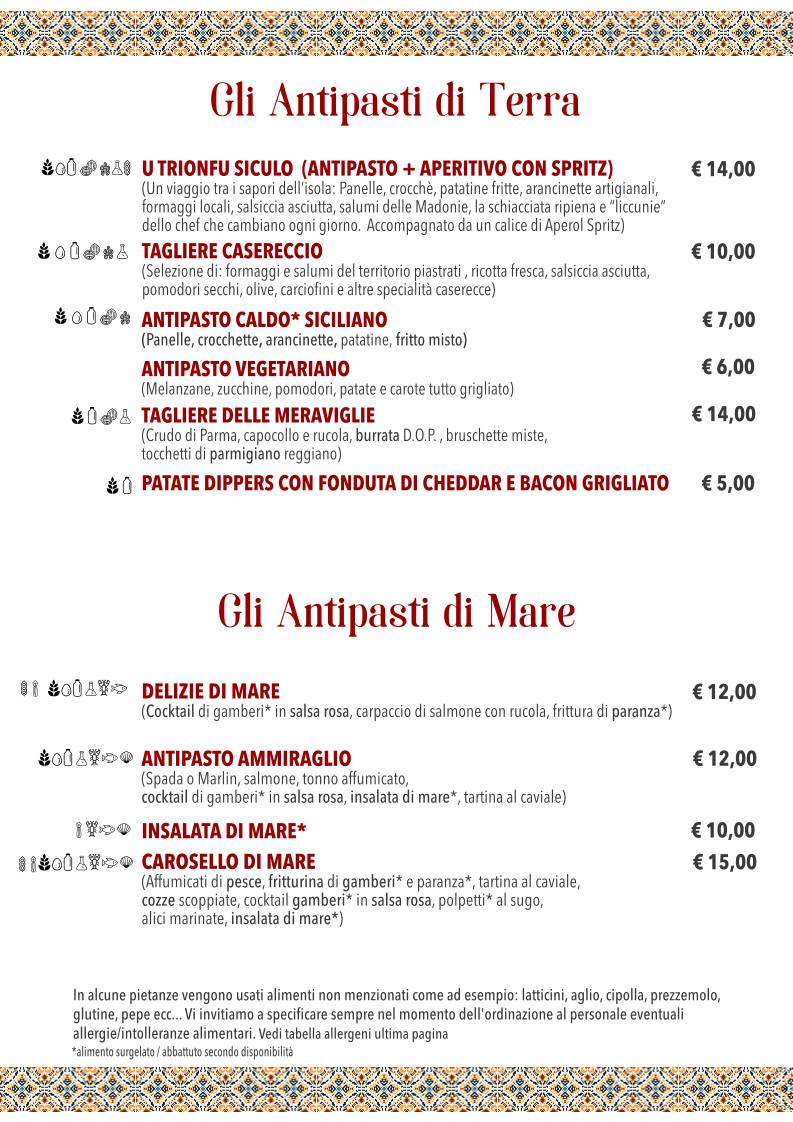 LA ROCCA ALBERGO RISTORANTE SALA RICEVIMENTI PIZZERIA меню