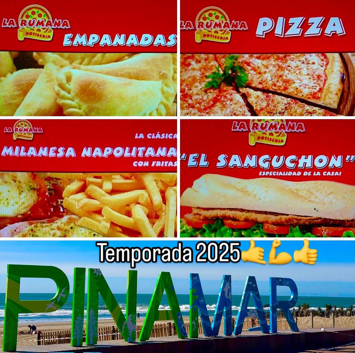 LA RUMANA PINAMAR меню