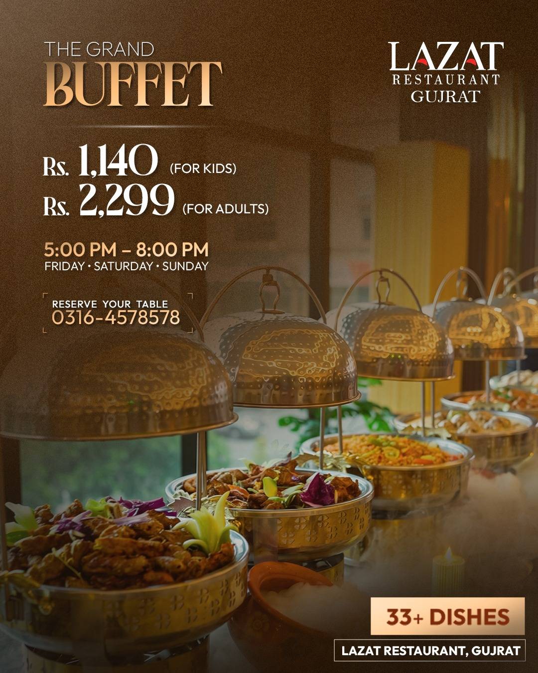 LAZAT RESTURANT меню