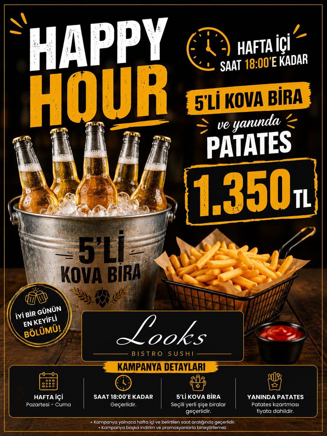 LOOK’S BISTRO меню