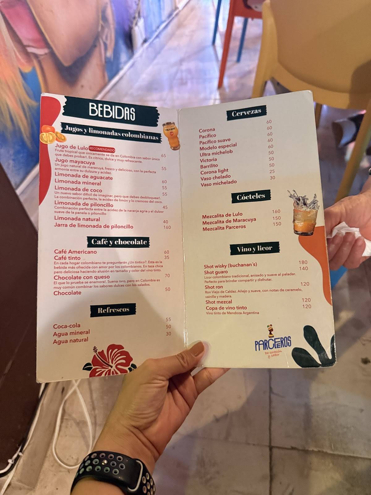 La Bodeguita de Parceros меню
