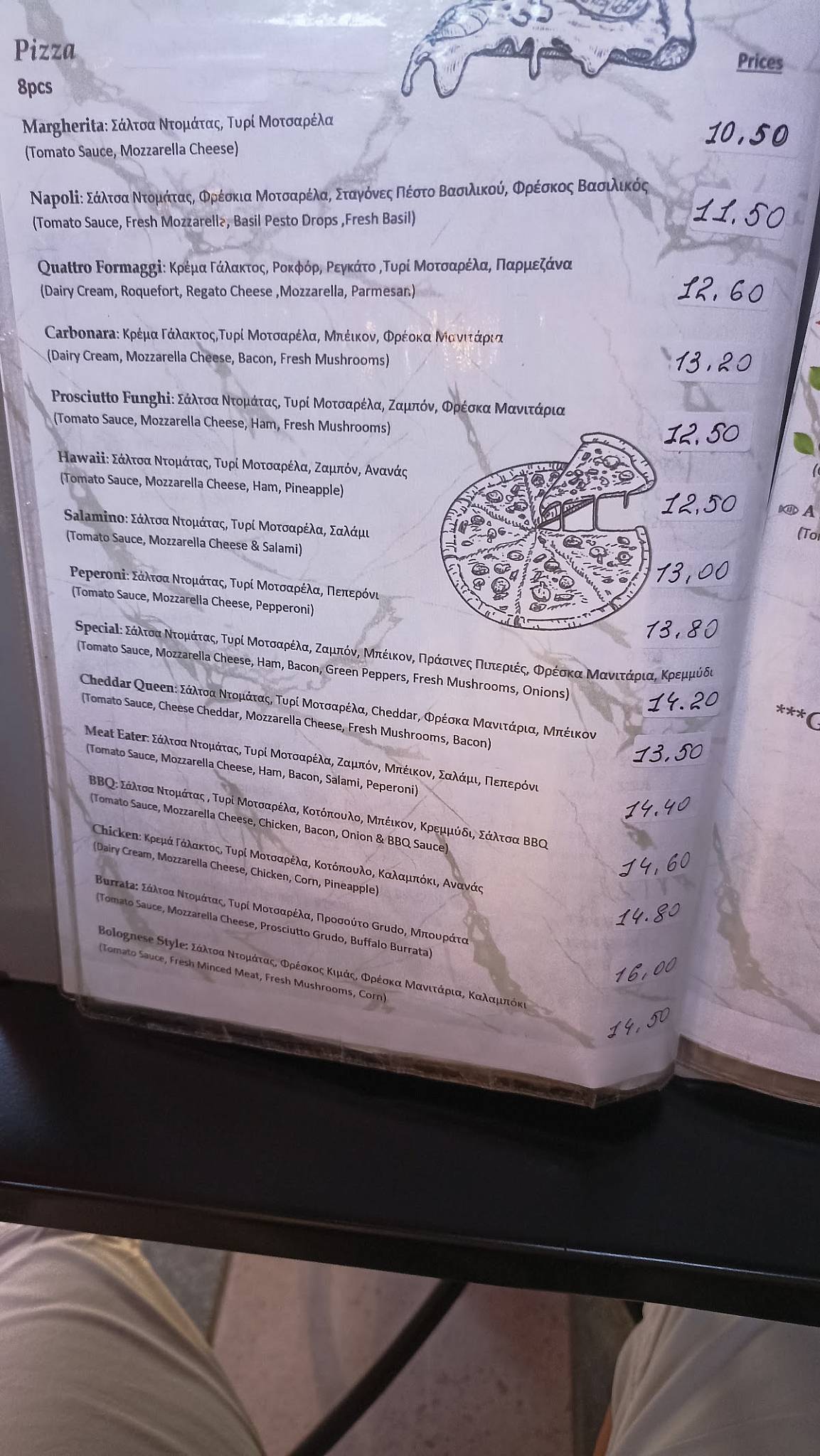 La Ricetta Rhodes меню
