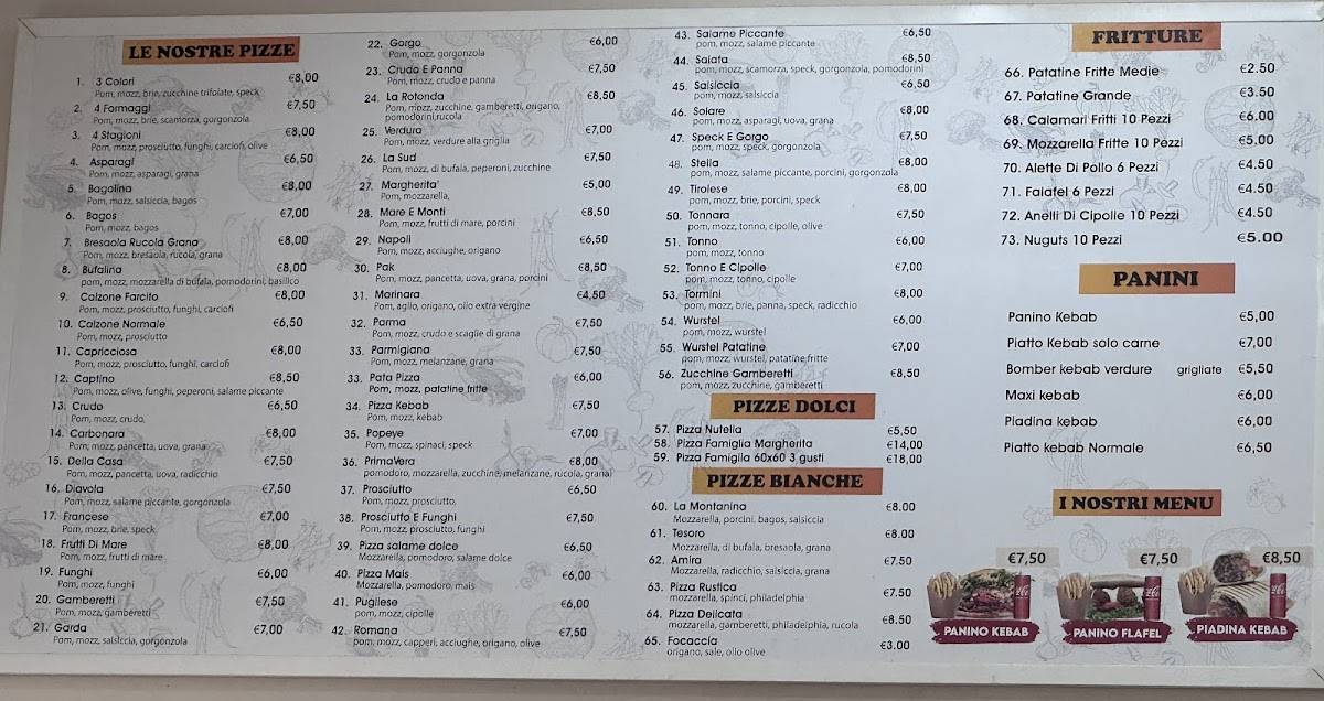 La Rotonda Pizza & Kebab tormini меню