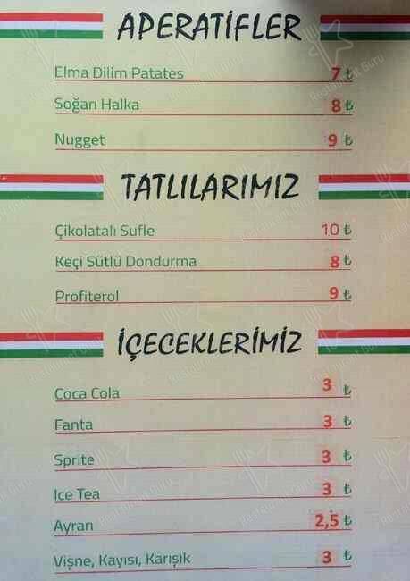 Labella Pizza меню
