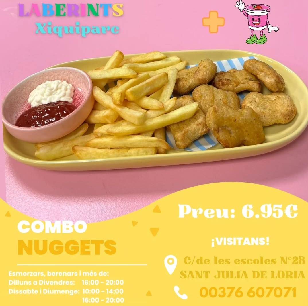 Laberints меню