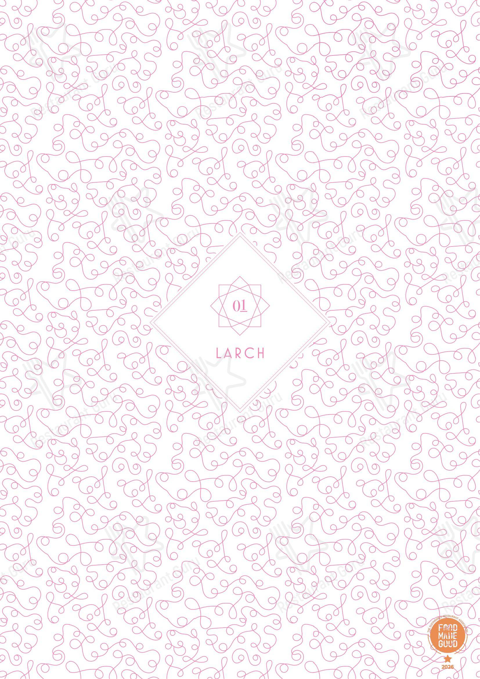 Larch в Лондоне - Group Booking Menu