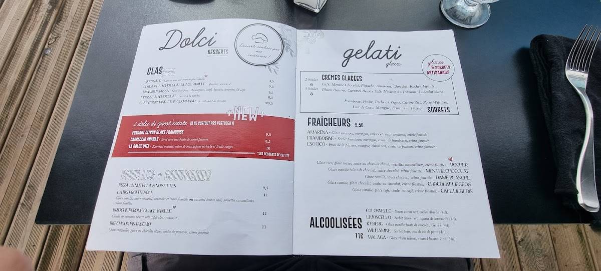 Le Comptoir Italien - Rouen меню