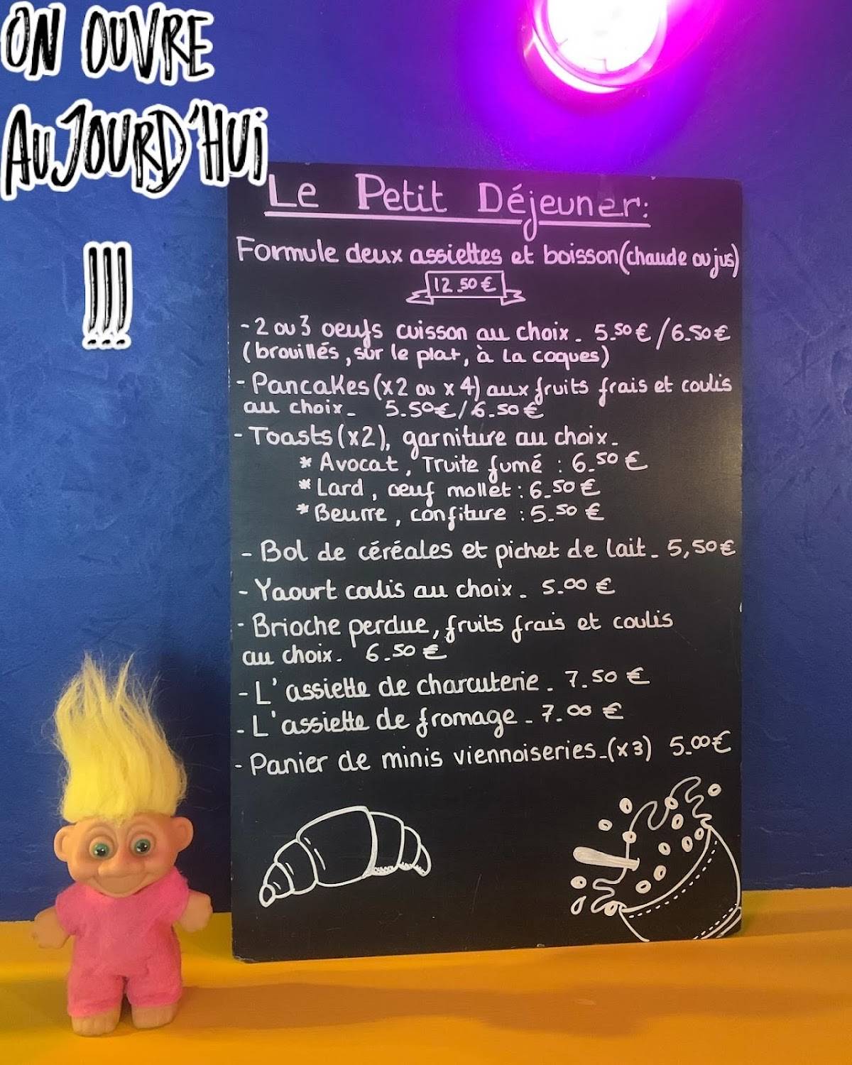 Le Millennial меню