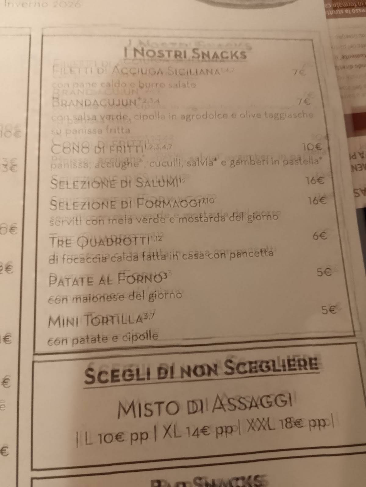 Les Rouges Cucina & Cocktails меню