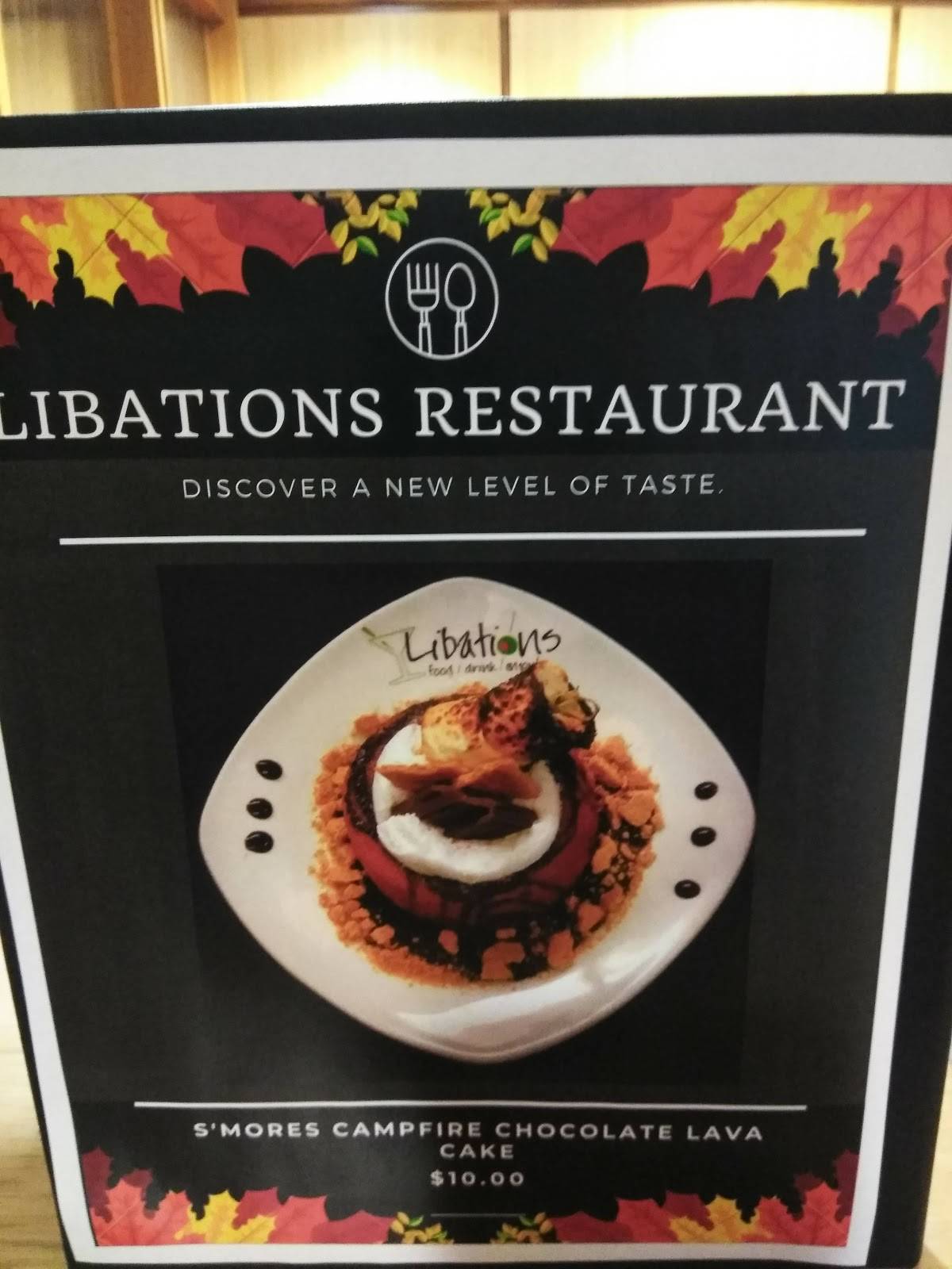 Libations Restaurant & Lounge меню